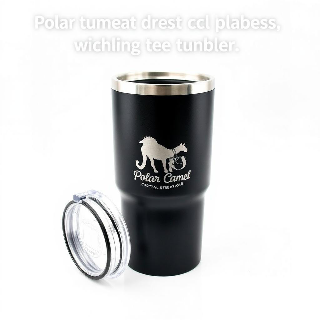 Polar Camel Ringneck Tumbler with Sliding Lid — Laser Engraved